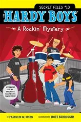 Book cover of A Rockin' Mystery by Franklin W. Dixon