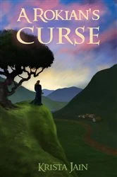 Book cover of A Rokian's Curse by Krista Jain