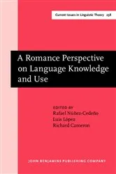 Book cover of A Romance Perspective on Language Knowledge and Use by Unknown