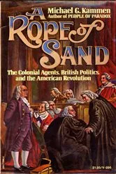 Book cover of A Rope of Sand by Michael Kammen