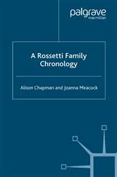 Book cover of A Rossetti Family Chronology by A. Chapman