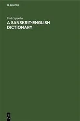 Book cover of A Sanskrit-English dictionary by Carl Cappeller