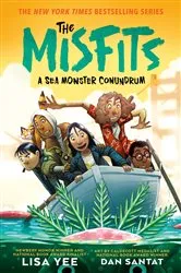 Book cover of A Sea Monster Conundrum (The Misfits) by Lisa Yee
