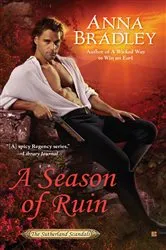 Book cover of A Season of Ruin by Anna Bradley