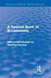 Book cover of A Second Book of Broadsheets (Routledge Revivals) by Various