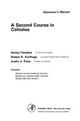 Book cover of A Second Course in Calculus by Unknown