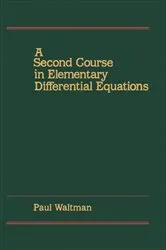 Book cover of A Second Course in Elementary Differential Equations by Paul Waltman
