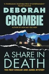 Book cover of A Share in Death by Deborah Crombie