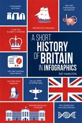 Book cover of A Short History of Britain in Infographics by Ray Hamilton