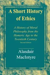 Book cover of A Short History of Ethics by Alasdair MacIntyre