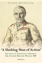 Book cover of «A Slashing Man of Action» by Elaine McFarland