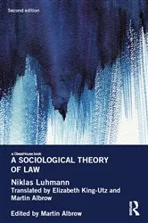 Book cover of A Sociological Theory of Law (2nd ed.) by Niklas Luhmann