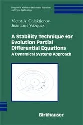 Book cover of A Stability Technique for Evolution Partial Differential Equations by Unknown