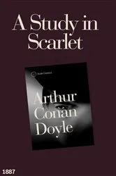 Book cover of A Study in Scarlet by Sir Arthur Conan Doyle