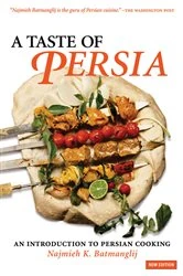 Book cover of A Taste of Persia: An Introduction to Persian Cooking by Batmanglij Najmieh