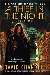Book cover of A Thief in the Night by David Chandler