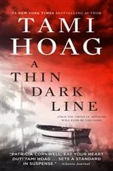 Book cover of A Thin Dark Line by Tami Hoag