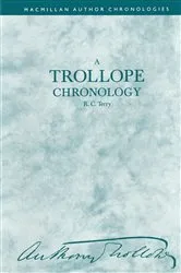 Book cover of A Trollope Chronology by R.C. Terry