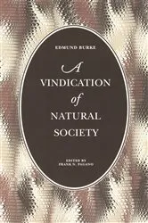 Book cover of A Vindication of Natural Society by Edmund Burke
