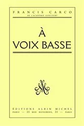 Book cover of A voix basse by Francis Carco