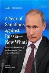 Book cover of A Year of Sanctions against Russia—Now What? by Simond de Galbert