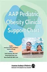 Book cover of AAP Pediatric Obesity Clinical Support Chart by American Academy of Pediatrics Section on Obesity