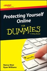 Book cover of AARP Protecting Yourself Online For Dummies by Nancy C. Muir