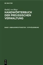 Book cover of Abbaugerechtigkeiten - Kyffhäuserbund (3rd ed.) by Bill Drews