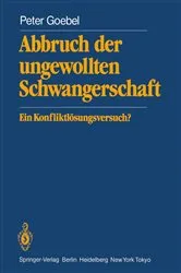 Book cover of Abbruch der ungewollten Schwangerschaft by P. Goebel