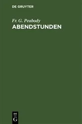 Book cover of Abendstunden by Fr. G. Peabody