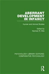 Book cover of Aberrant Development in Infancy by Norman R. Ellis
