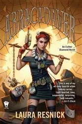 Book cover of Abracadaver by Laura Resnick