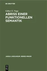Book cover of Abriß einer funktionellen Semantik by Unknown