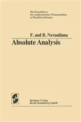 Book cover of Absolute Analysis by Frithjof Nevanlinna