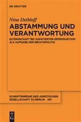 Book cover of Abstammung und Verantwortung by Unknown
