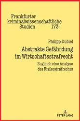 Book cover of Abstrakte Gefaehrdung im Wirtschaftsstrafrecht by Prittwitz Cornelius