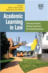 Book cover of Academic Learning in Law by Bart van Klink