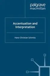 Book cover of Accentuation and Interpretation by H. Schmitz