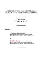 Book cover of ACCEPTANCE SPEECH FOR THE CANDIDACY FOR  PRESIDENT OF THE UNITED STATES OF AMERICA by Melany L Nugent-Noble