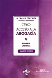 Book cover of Acceso a la abogacía-V-Laboral by Unknown