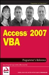 Book cover of Access 2007 VBA Programmer's Reference by Teresa Hennig