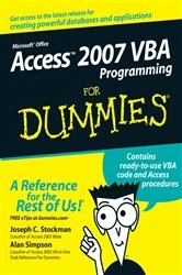 Book cover of Access 2007 VBA Programming For Dummies by Joseph C. Stockman