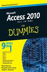 Book cover of Access 2010 All-in-One For Dummies by Alison Barrows
