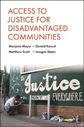 Book cover of Access to Justice for Disadvantaged Communities by Marjorie Mayo