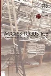 Book cover of Access to Justice for Migrant Domestic Workers in Lebanon by Alix Nasri