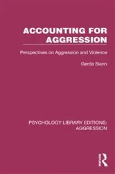 Book cover of Accounting for Aggression by Gerda Siann