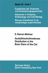 Book cover of Acetylthiocholinesterase Distribution in the Brain Stem of the Cat by E. Ramon-Moliner