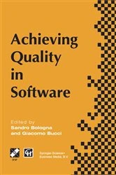 Book cover of Achieving Quality in Software by S. Bologna
