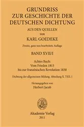 Book cover of Achtes Buch: Vom Frieden 1815 bis zur französischen Revolution 1830 by Karl Goedeke
