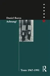 Book cover of Achtung! Texte 1969-1994 by Daniel Buren